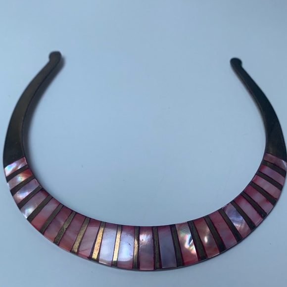 💖 SALE TODAY ONLY Vintage mother of pearl choker - Picture 7 of 8